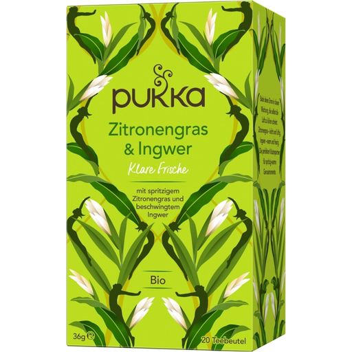 Pukka Lemongrass & Ginger Organic Herbal Tea - 20 Pcs