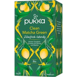 Pukka Clean Matcha Green Organic Herbal Tea - 20 Pcs