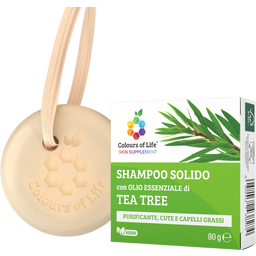 Optima Naturals Colours of Life Tea Tree Solid Shampoo - 80 g