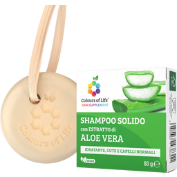 Optima Naturals Colours of Life Aloe Vera Solid Shampoo - 80 g