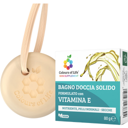 Colours of Life Bagno Doccia Solido alla Vitamina E - 80 g