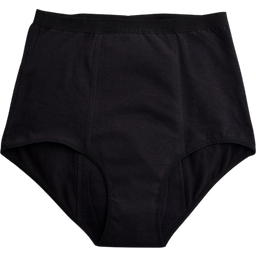 High Waist Period Underwear, Light Flow - Black  - XS