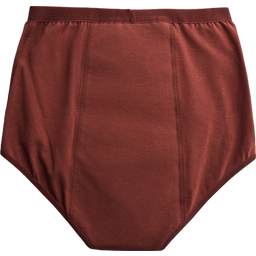High Waist Period Underwear, Medium Flow - Rust-red  - XS