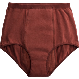 High Waist Period Underwear, Medium Flow - Rust-red  - M