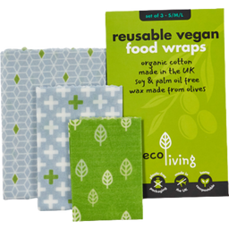 Vegan Food Wraps - 3 Pcs
