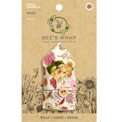 Bee's Wrap Vegán szendvics viaszkendő - 1 db