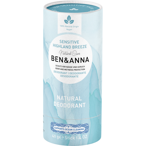 BEN & ANNA Sensitive Deodorant Paper Tube - Highland Breeze