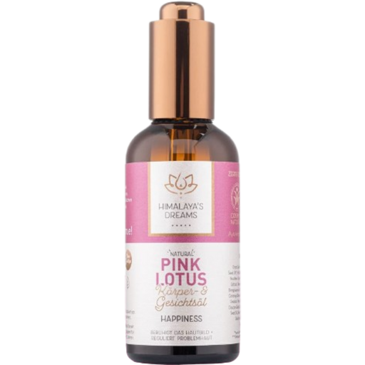 Pink Lotus Körper- & Gesichtsöl HAPPINESS - 100 ml