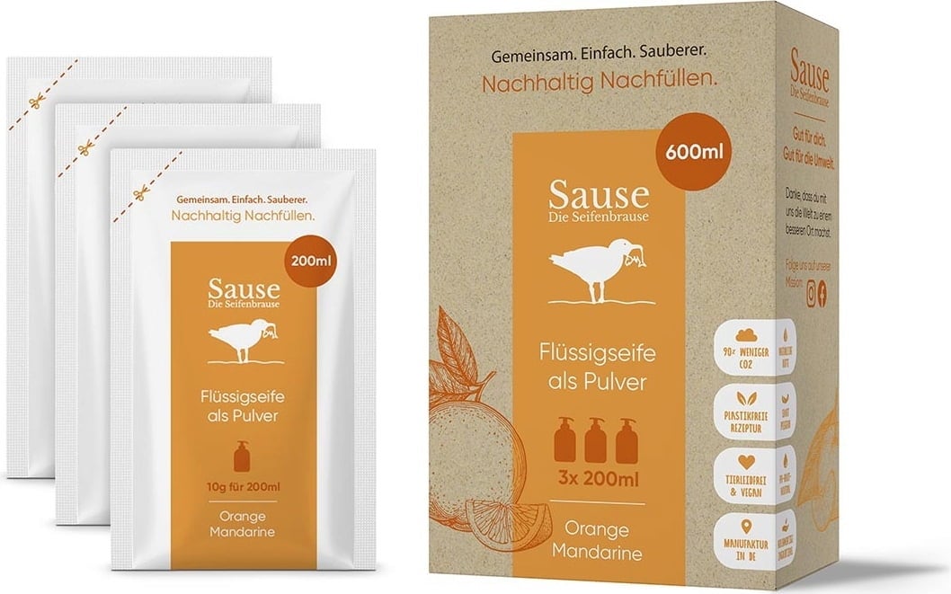 Seifenbrause Refill Liquid Soap - Orange Mandarine
