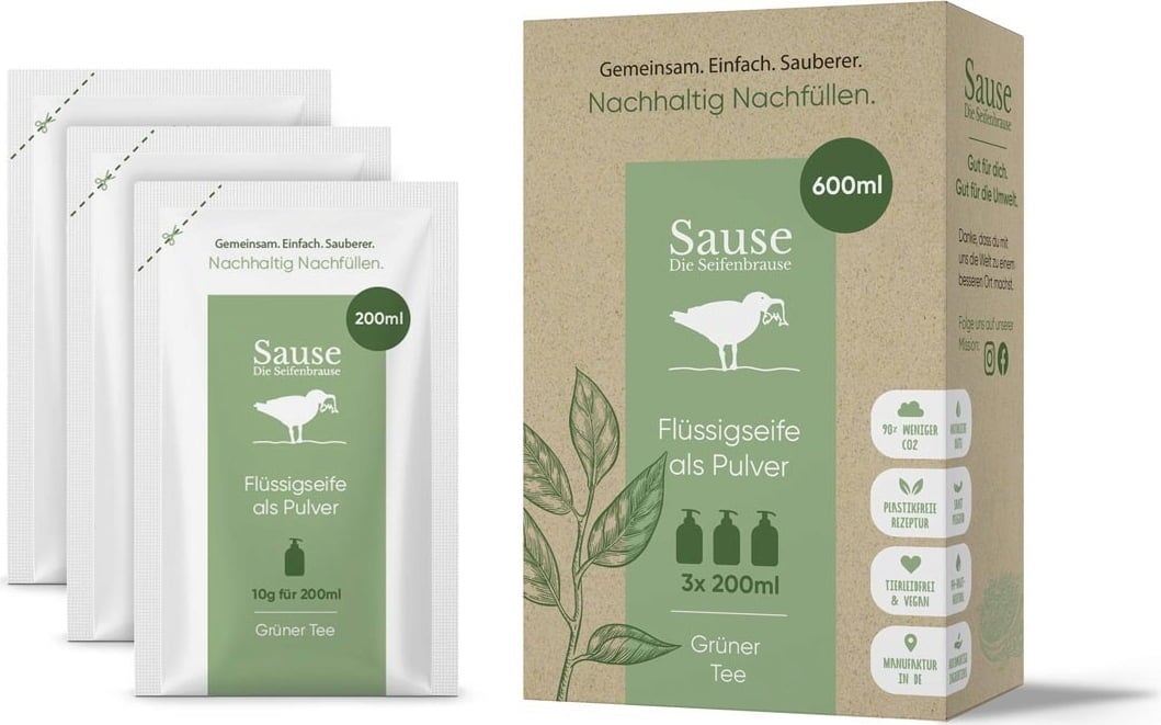 Seifenbrause Savon Liquide Thé Vert - Recharge