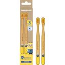 happybrush Minions Bamboo Toothbrush - 2 pcs