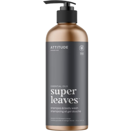 Super Leaves 2in1 Shampoo Body Wash Peppermint & Sweet Orange - 473 ml