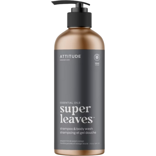 Super Leaves 2in1 Shampoo & Body Wash Peppermint & Sweet Orange - 473 ml