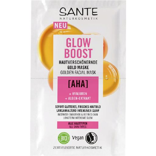 Sante Masque Visage Doré "Glow Boost" - 8 ml
