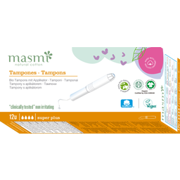 masmi Tamponi in Cotone Bio + Applicatore - Super plus