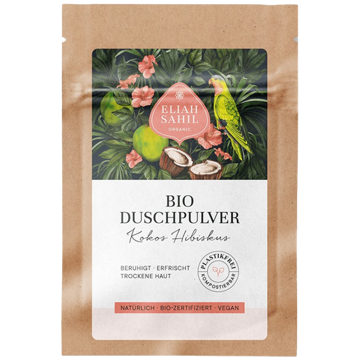 ELIAH SAHIL Bio Duschpulver Kokos Hibiskus - 10 g