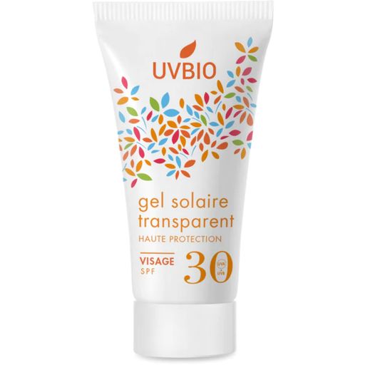 UVBIO Gel Solar Transparente FPS 30 - 30 ml