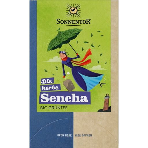 Sonnentor Bio bylinný čaj Sencha - 18 dvojkomorových vrecúšok