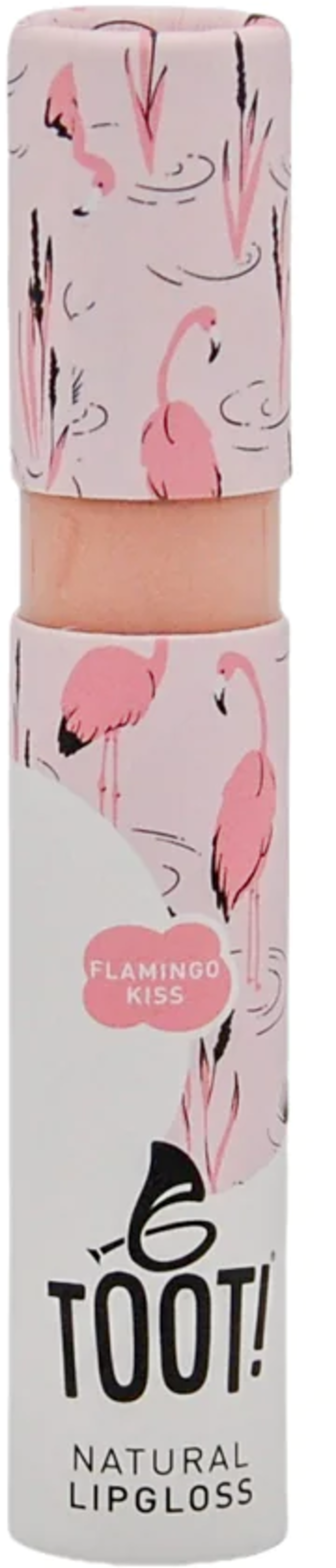 Natural Lip Gloss, Flamingo Kiss (5.5 ml)