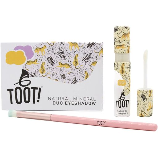 Cheetah Glow Eyeshadow & Lipgloss Box Set - 1 kit
