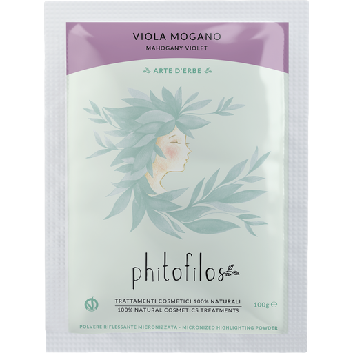 Phitofilos Coloration Végétale Acajou-Violet - 100 g