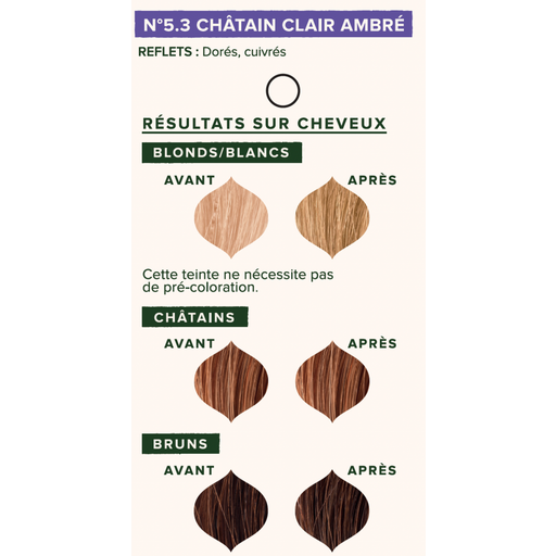 Emblica Herbal Hair Dye Light Nut Brown 5.3