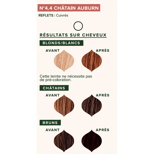 Emblica Herbal Hair Dye Warm Chestnut Brown 4.4