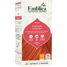 Emblica Herbal Hair Dye Warm Chestnut Brown 4.4 - 100 g