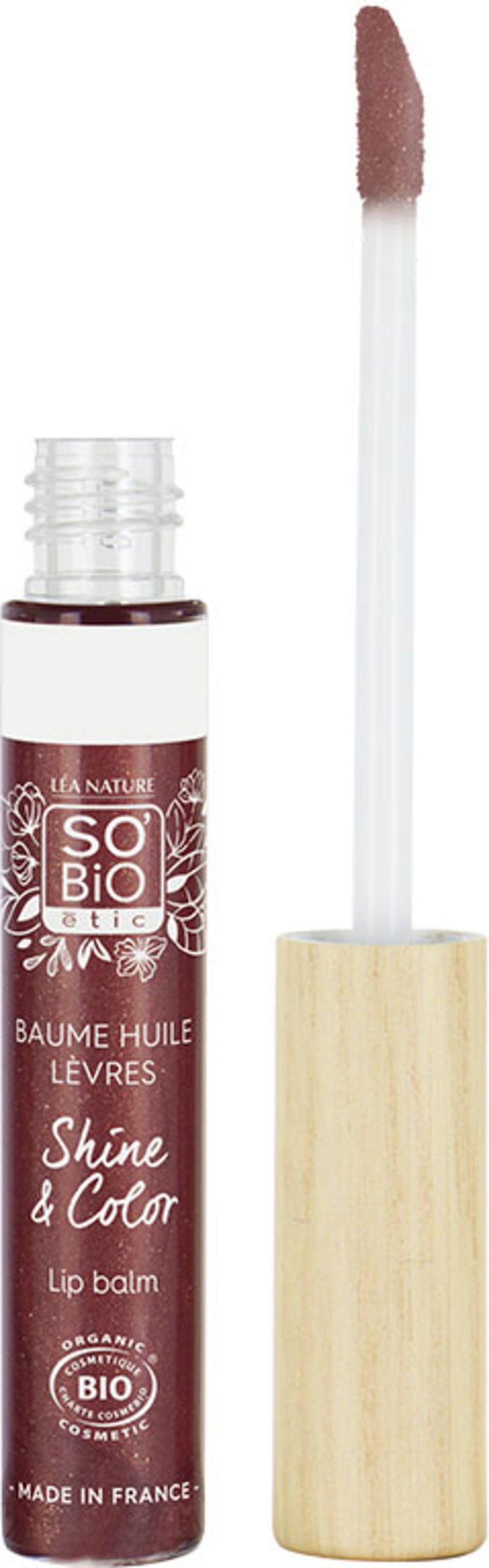 LÉA NATURE SO BiO étic Balzam na pery Shine & Color - 42 Diamant Rosé