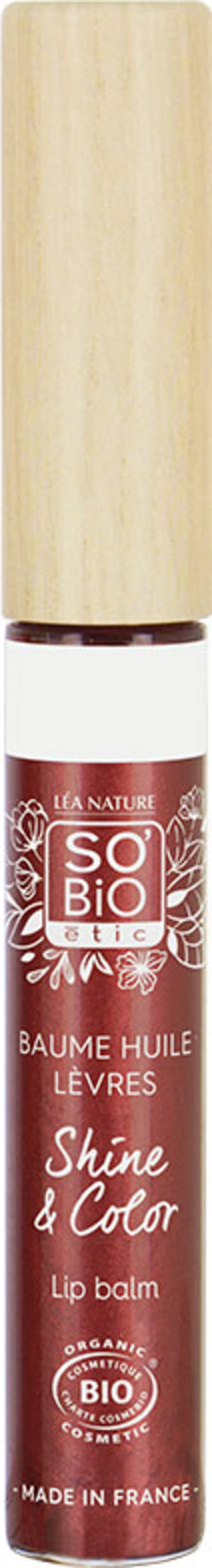 LÉA NATURE SO BiO étic Shine & Color Lip Balm  - 43 Rouge corail
