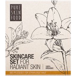 PURE SKIN FOOD Organic Skincare Set For Radiant Skin - 1 zestaw