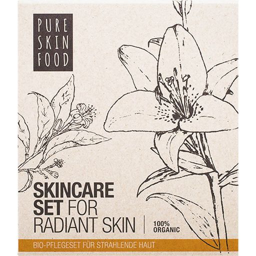 Pure Skin Food Organic Skincare Set for Radiant Skin - 1 sada