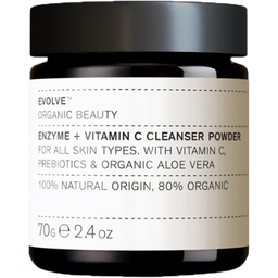 Evolve Organic Beauty Enzyme + Vitamin C Cleanser Powder - 70 g