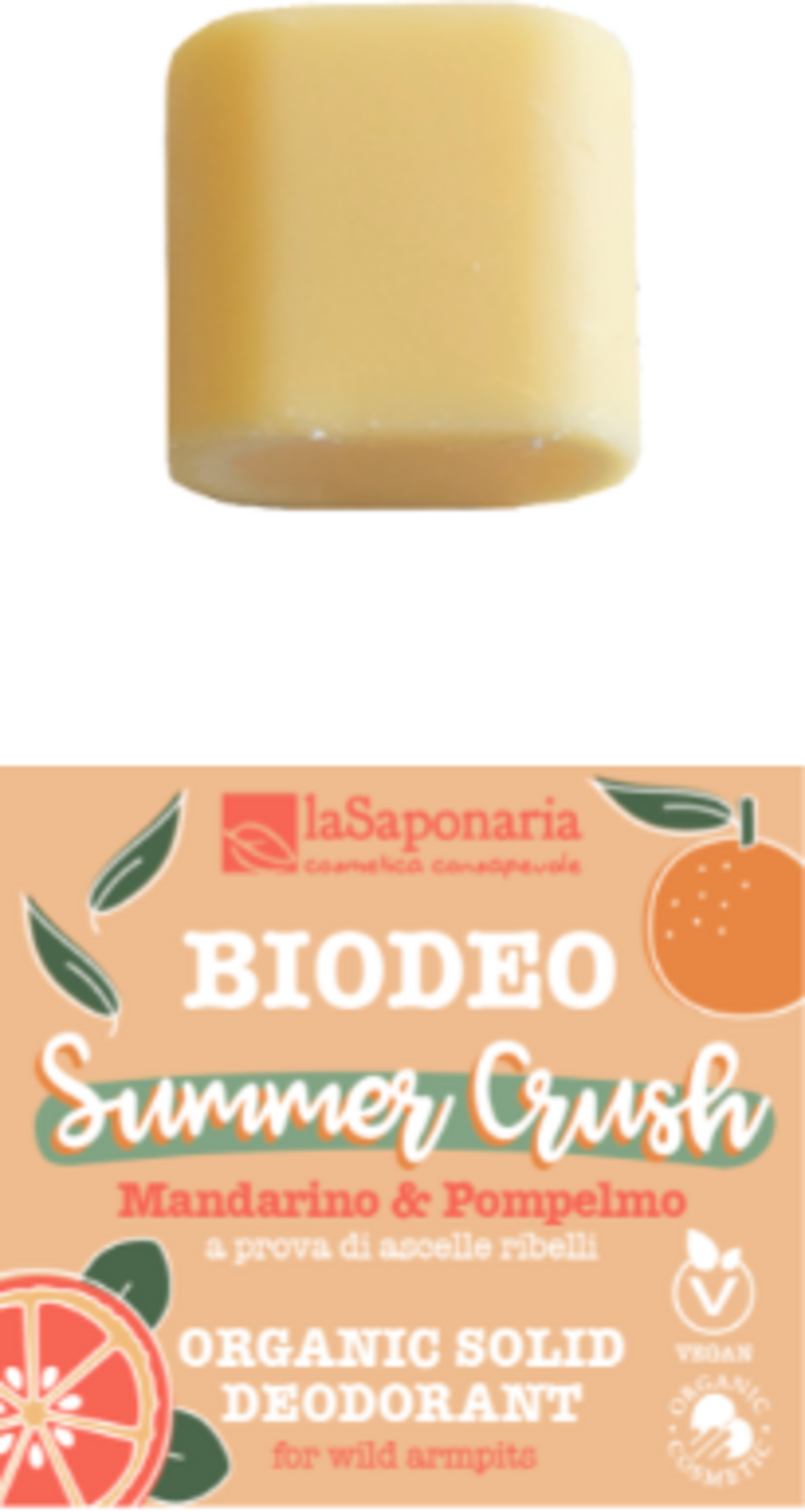 La Saponaria BIODEO Summer Crush Festes Deodorant - 40 ml