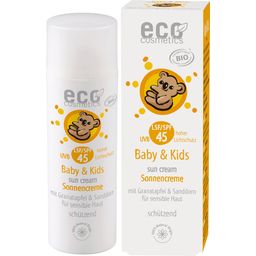 eco cosmetics Baba és gyermek napvédő krém FF 45