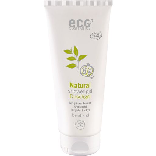 eco cosmetics Duschgel Grüntee & Granatapfel - 200 ml
