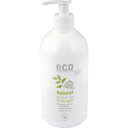 eco cosmetics Gel Douche Thé Vert & Grenade - 500 ml
