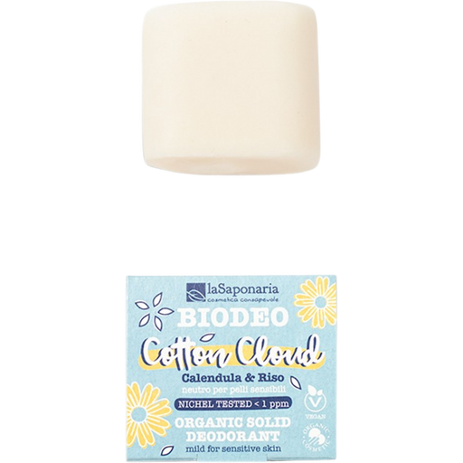La Saponaria BIODEO Deodorante Solido Cotton Cloud  - 40 ml