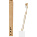 BANBU Bambusowa szczoteczka do zębów, miękka - biały