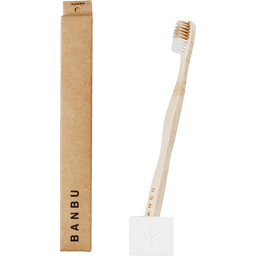 BANBU Bambusz fogkefe - Puha - Fehér