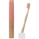BANBU Bambusová zubná kefka (stredne tvrdá) - ružová