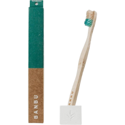BANBU Bambusz fogkefe - Közepes - Zöld