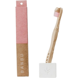 BANBU Bamboo Toothbrush - Junior  - Pink