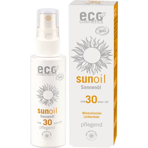 eco cosmetics Sololjespray SPF 30, transparent