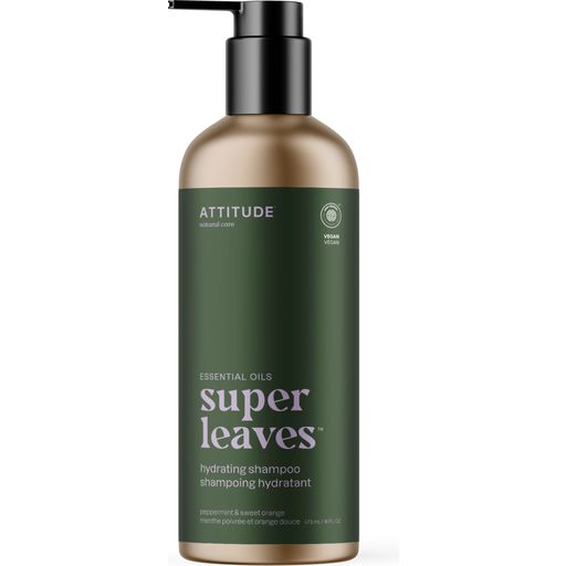 Super Leaves Peppermint & Sweet Orange Hydrating Shampoo - 473 ml