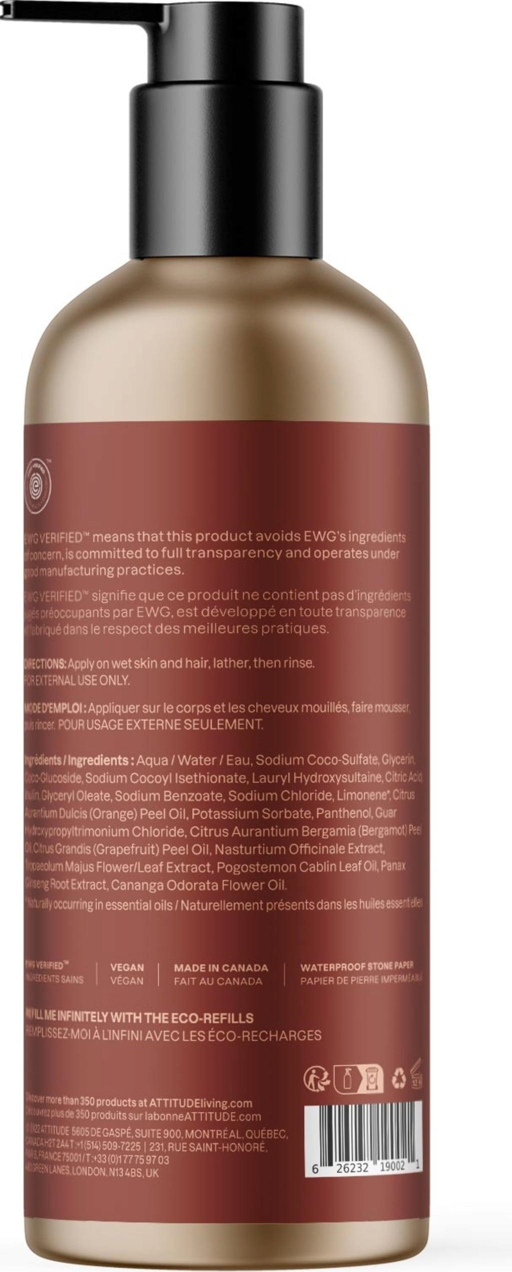 Super Leaves 2in1 Shampoo & Body Wash Bergamot & Ylang Ylang - 473 ml