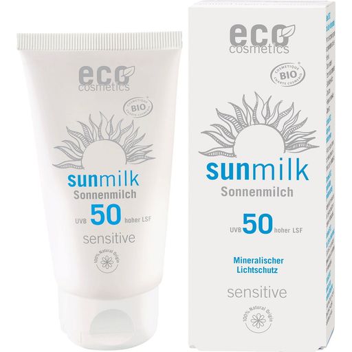 eco cosmetics Mlieko na opaľovanie SPF 50 Sensitiv - 75 ml