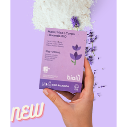 biolù Flytande Tvål Lavendel - Pulver Refill - 25 g