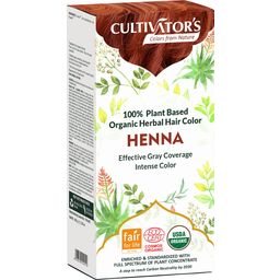 CULTIVATOR'S Organic Herbal hajfesték - Henna - 100 g