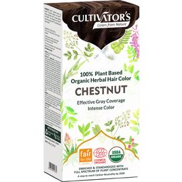 CULTIVATOR'S Organic Herbal hajfesték - Chestnut - 100 g